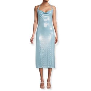Shimmering Halter Dress